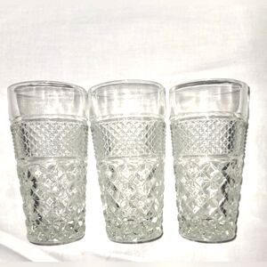 Vintage Anchor Hocking Wexford Ice Tea Glasses $38 for 3 or $14 each.